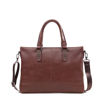

2019 Autumn New Arrival High Quality Leather Men Bag Handbag PU Leather Business Laptop Briefcases Casual Shoulder Bag