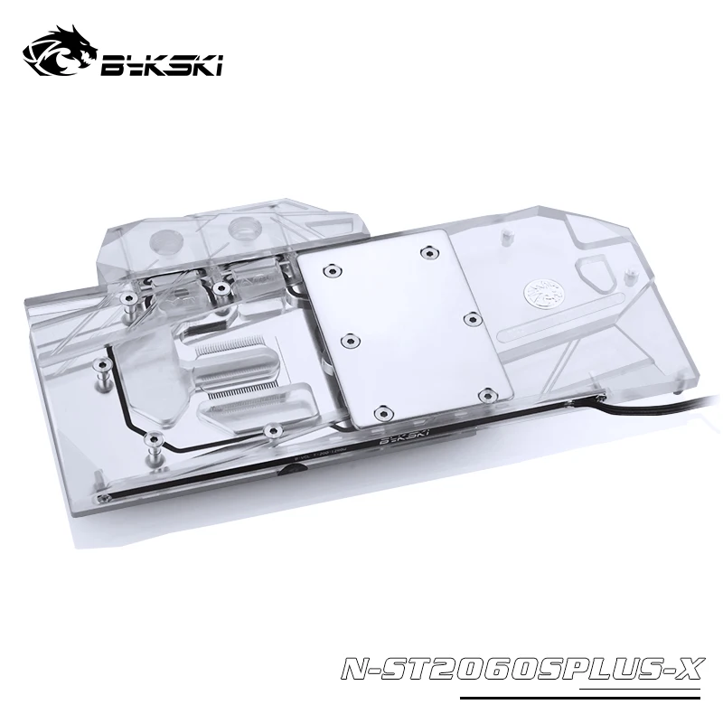  BYKSKI Water Block use for Zotac RTX 2060 Super Plus OC Support A-RGB/RGB LED Light Full Cover Copp - 4000575288701