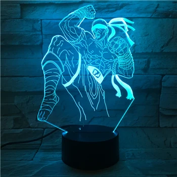 

3D-534 Game League of Legends LOL Zhao Xin 3D LED Table Lamp Touch Colorful 7 Color Change Acrylic Night Light Kids Gifts