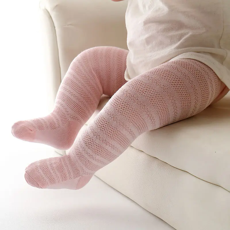 

Summer Men And Women Child Baby Anti-mosquito Patyhose Infants Mesh Cotton One-piece Socks Breathable Leggings Thin