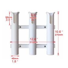 #Special Offers Plastic Boat Rod Holder For Boats 3 Tubes Fishing Box Yacht Marine Holder Socket Fishing Rod Storage #Special Offers Plastic Boat Rod Holder For Boats 3 Tubes Fishing Box Yacht Marine Holder Socket Fishing Rod Storage