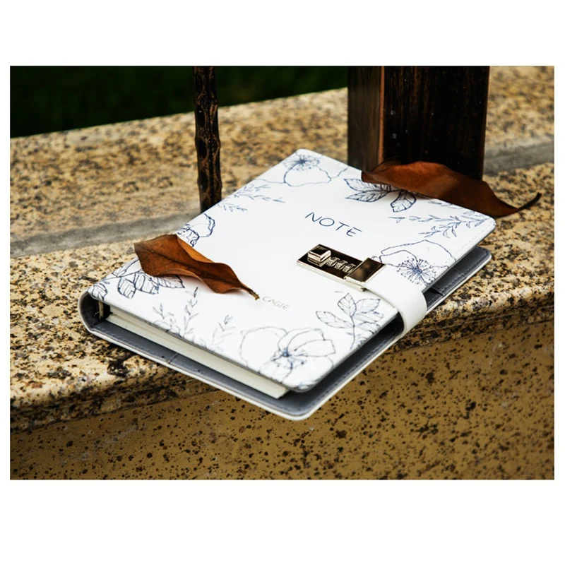 A5 блокнот подблокнот дневник с замком рука книга пароль Блокировка планировщик