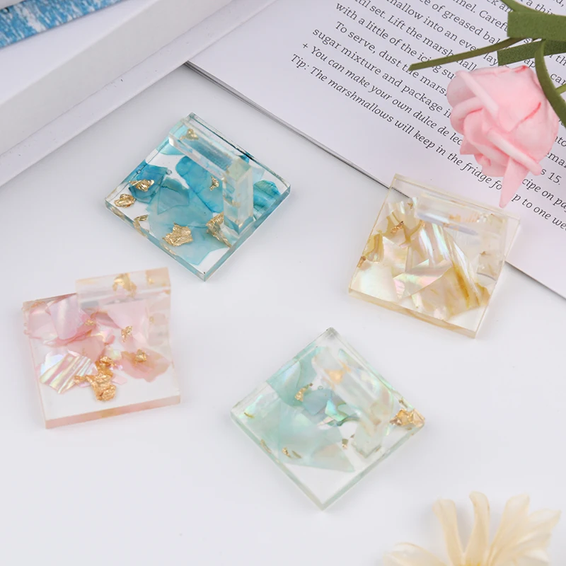 Alloy False Nail Tip DIY Showing Shelf Tools Art Practice Training Display Magnetic Stand Acrylic Crystal Holders With Clay |