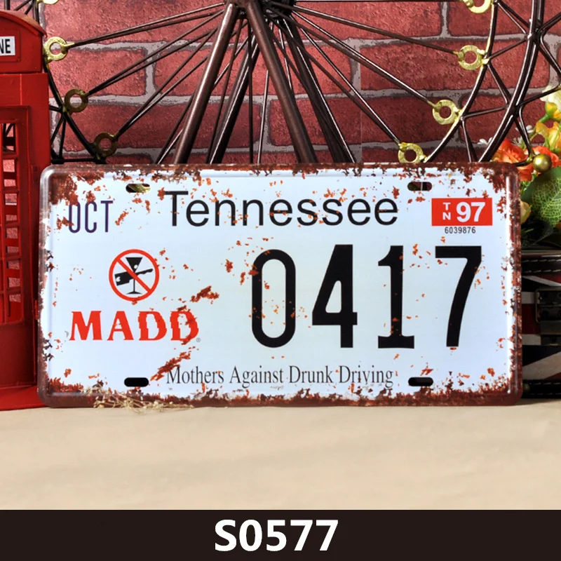 США, винтажная металлическая рамка для номерного знака автомобиля, шоссе 66 США, украшение для дома, бара, магазина