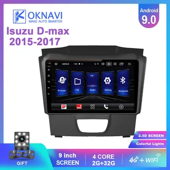 

OKNAVI 9" Car Multimedia Player Stereo Car Radio for Chevy Chevrolet S10 ISUZU D-Max 2015-2018 GPS Navigation With 4G Camera