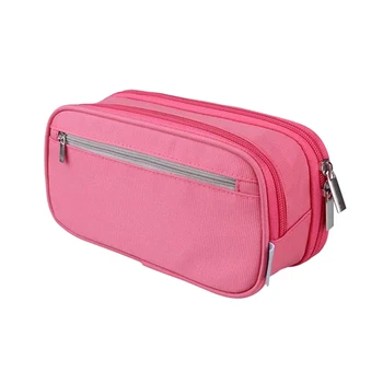 

3 Layers Large Capacity Gift Stationery Holder Storage Pouch For Students Double Zipper Marker Organization Pencil Case Pen Bag