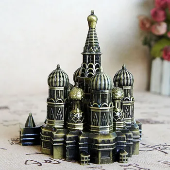 

11.5cm*8.5cm*12cm Moscow Kremlin Model Russia Office of the President Desktop Ornaments Cabinet Shelf Shop Decor YWSM41