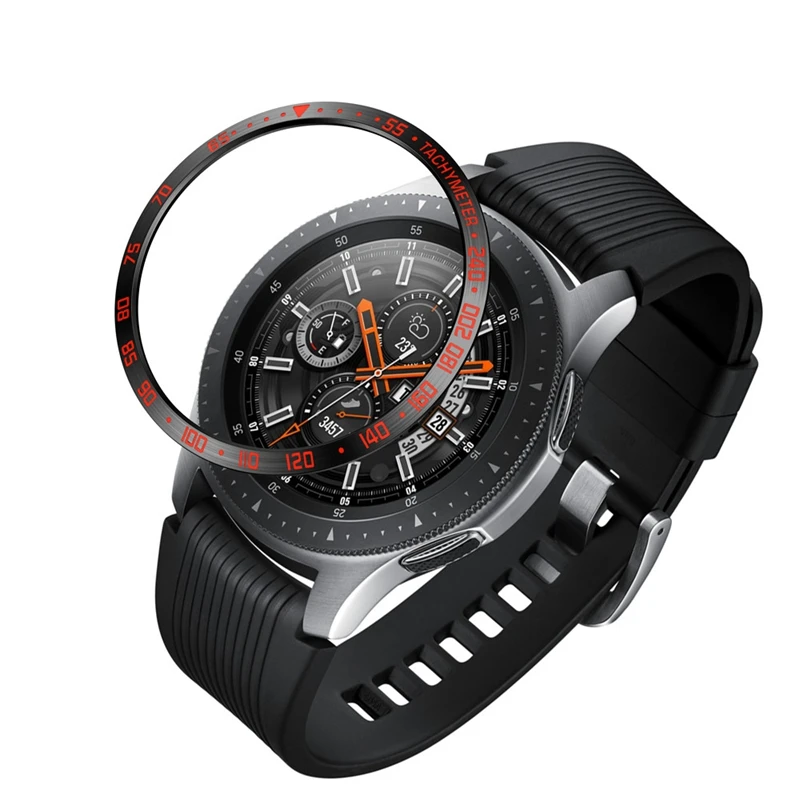 2 шт Для Samsung Galaxy Watch 46 мм Корпус для часов защитная пленка Смарт часы Безель кольцо