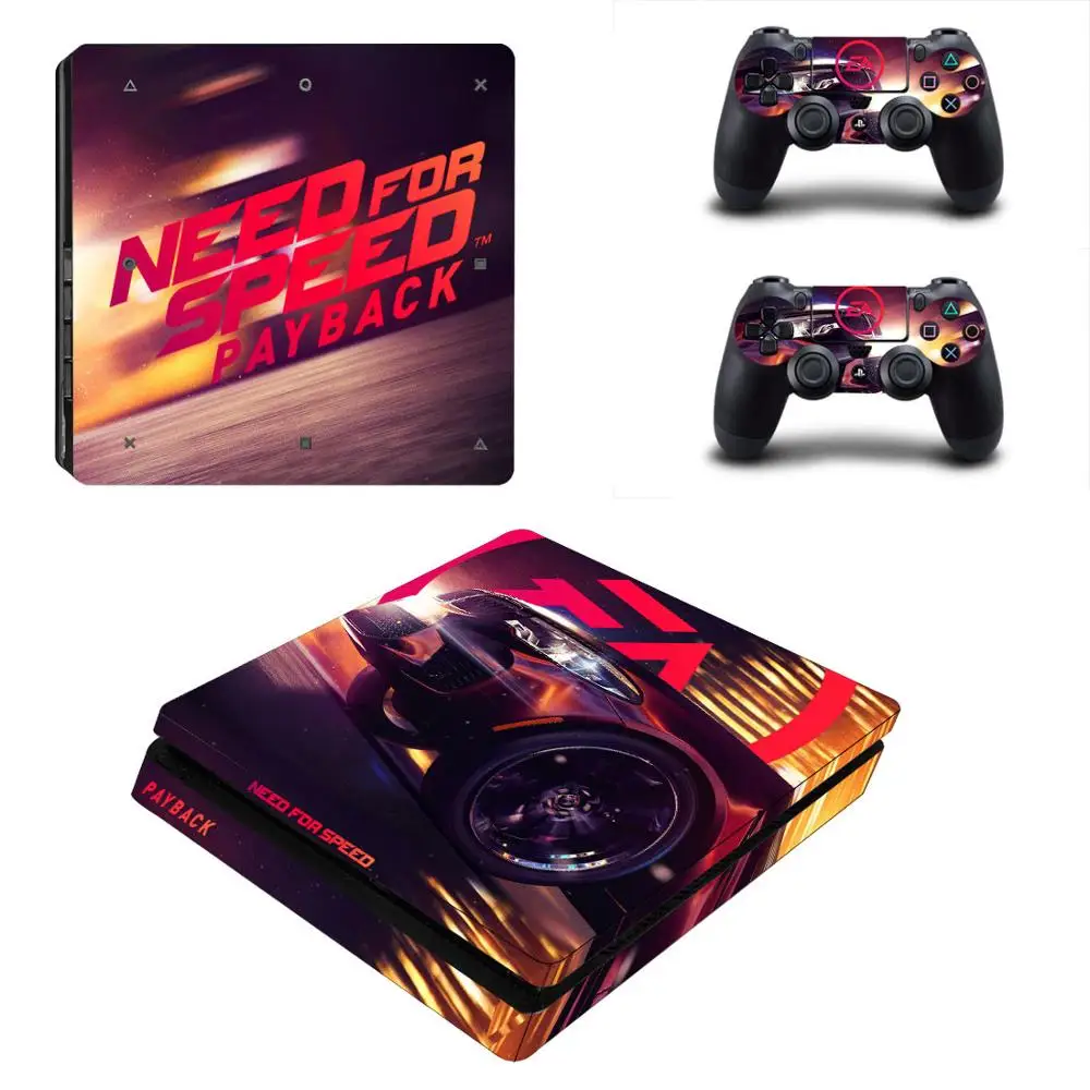Need for speed PS4 Slim sticker s PS 4 Play station Skin Pegatinas для playstation консоли и контроллера| |