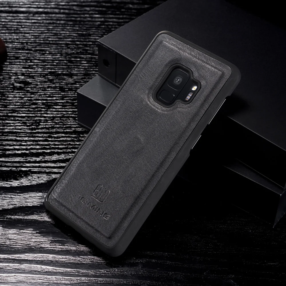 Противоударный съемный чехол-кошелек для samsung Galaxy A8 Plus A3 A5 J3 J5 EU откидной кожаный чехол для A7 A6 чехол в деловом стиле