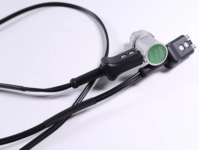 Equivalent GE MODEL DA 503 Probe, 2 MHz, range 5.0 to 300 mm in steel with KBA-533 Cable