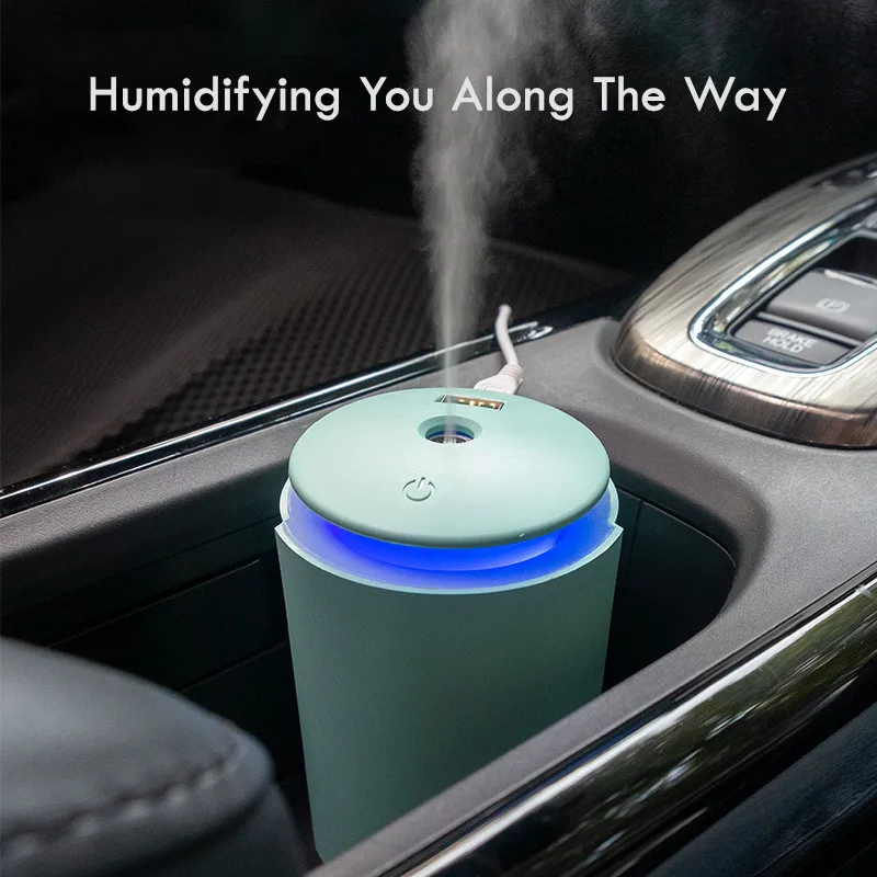 USB Air Humidifier For Home Bottle Aroma Ultrasonic Diffuser For Car LED Light Mist Maker Refresher Humidification Gifts