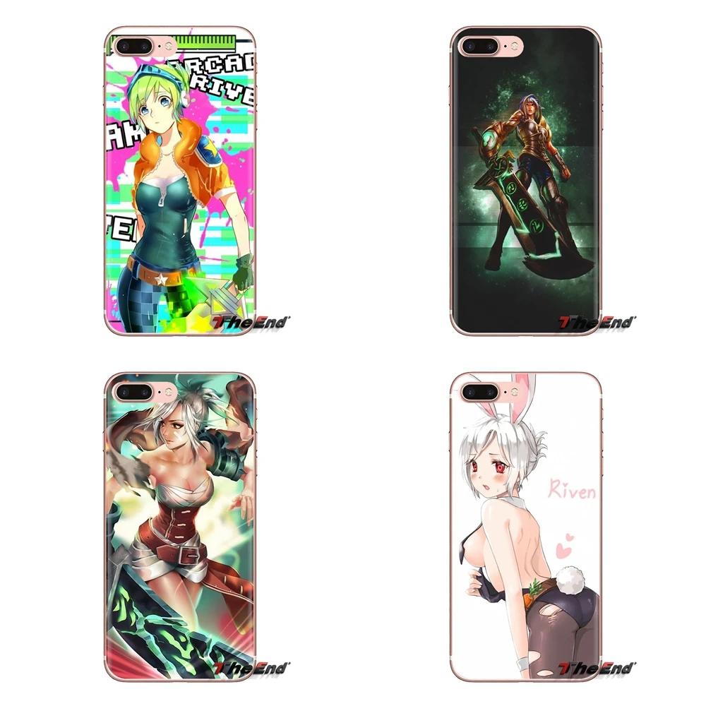 Covers league of legends yasuo riven exile For iPhone XS Max XR X 4 4S 5 5S 5C SE 6 6S 7 8 Plus Samsung Galaxy J1 J3 J5 J7 A3 A5 |