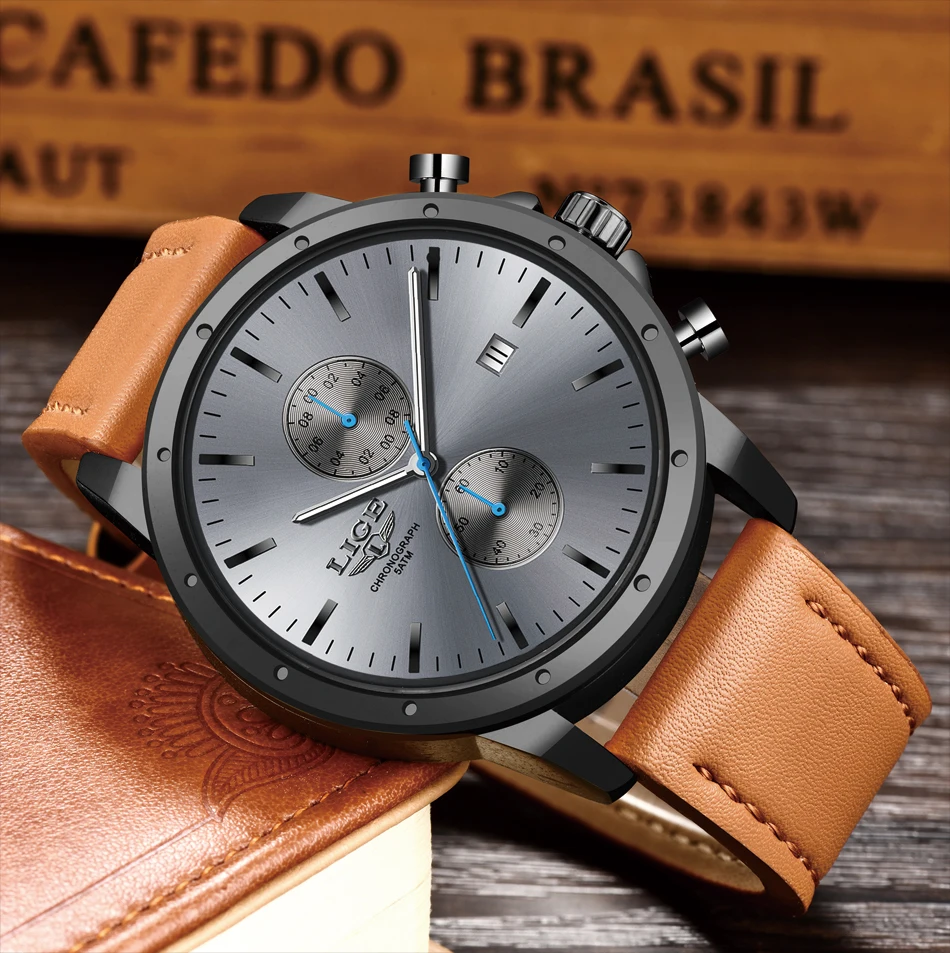 Reloj Mujer LIGE мужские часы Топ бренд класса люкс Нейлон водонепроницаемые часы мужские военные спортивные часы кварцевые наручные часы Reloj Hombre