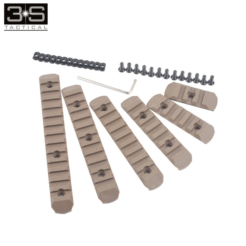 Keymod& Mlok Handguard Пикатинни Крепление Рельс Вивер рельс адаптер рельс Крепление Пикатинни аксессуары - Color: DE