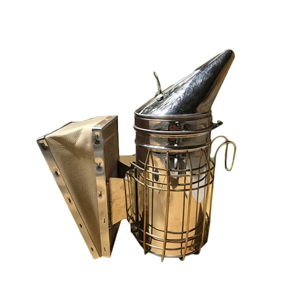 Пчеловодство окуриватель для пчелиного Роя острый сопло распылитель из нержавеющей стали ручной пчелиный дым инструмент дымовой передатчик