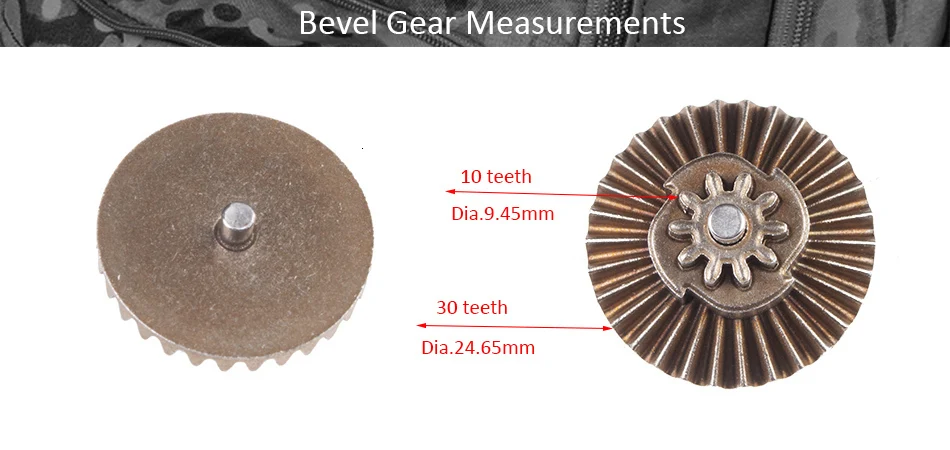Тактильные болельщики охотничьи армейские аксессуары для покраски крутящий момент AEG Spur конический секторный комплект передач 18:1 для Ver.2/3 коробка скорости страйкбола