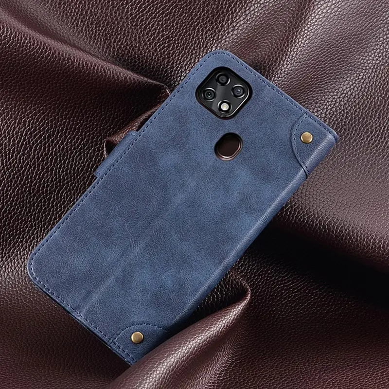 Чехол для телефона ZTE Blade 20 умный ударопрочный кожаный чехол роскошный Магнитный