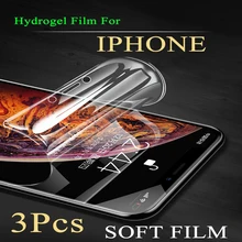 Защита экрана для IPhone 12 Mini 11 Pro Max Гидрогелевая пленка 6s 7Plus 8 Plus SE