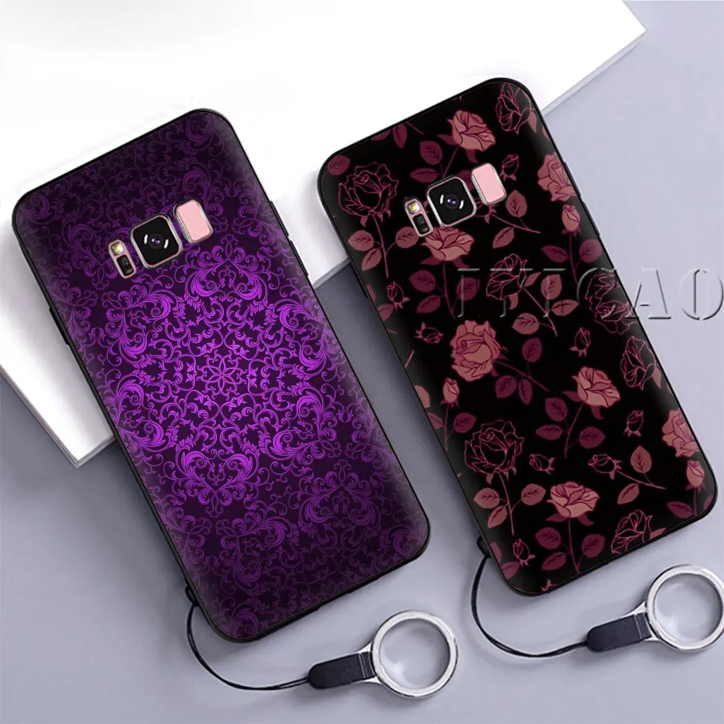 IYICAO Мягкий силиконовый чехол для samsung S6 S7 S8 Edge S8 S9 S10 Plus S10e