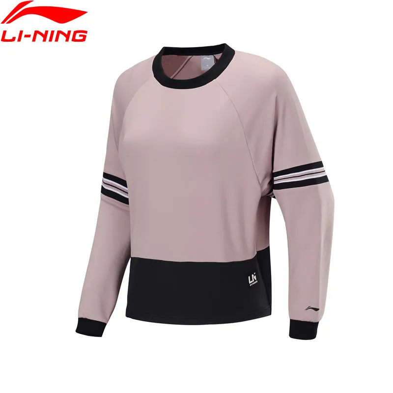 

Li-Ning Women Hoodie Training Series 90% Polyester 10% Spandex Sports Tops LiNing Regular Fit Comfort Hoodies AWDP322 CJAS19