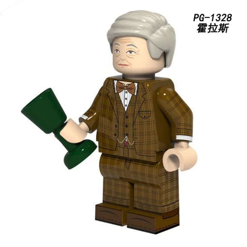 PG1328 Flitwick Дамблдор Longbottom Luna Diggory строительные блоки кирпичи Фигурки игрушки для детей Подарки WM6041 - Цвет: PG1328