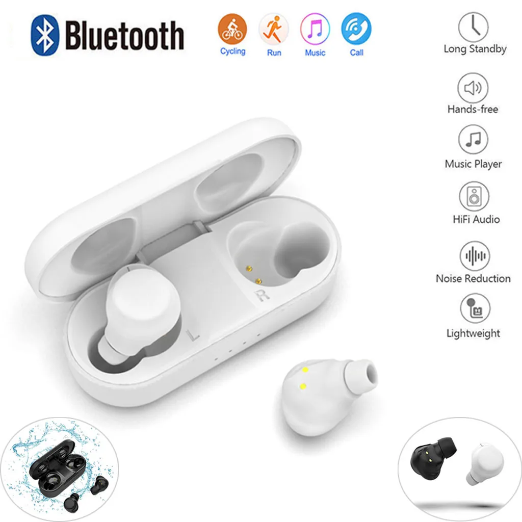 Mosunx A5 портативные Bluetooth TWS беспроводные гарнитуры Наушники Bluetooth анти-пот гарнитуры Высокое качество стерео гарнитуры