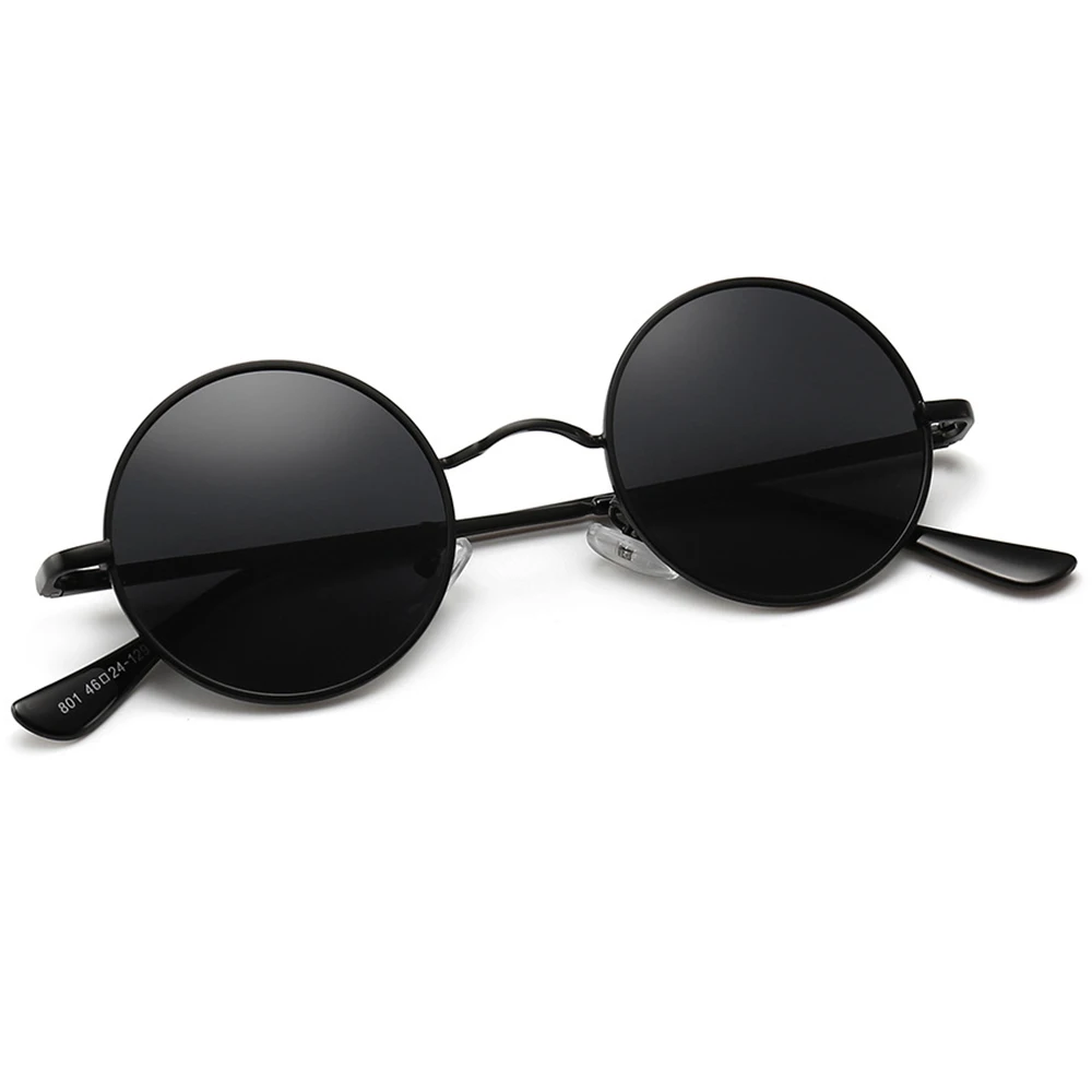 

Round Fashion Men Women Polarized SunGlasses Polarized Mirror Sunglasses Custom Made Myopia Minus Prescription Lens -1 To -6
