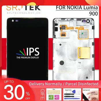 

High Quality 4.3"For Nokia lumia 900 LCD Touch Screen With Frame For Nokia N900 LCD Display Digitizer Assembly Replacement Parts