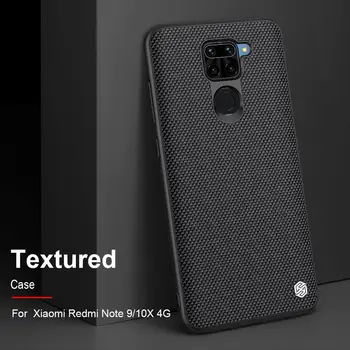 

Case for Xiaomi redmi Note 9 NILLKIN Textured Nylon Fiber Case Durable non-slip Thin and Light Back Cover Redmi Note 9