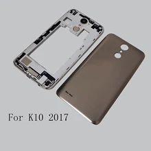 Корпус для LG K10 M250 M250N M250E M250DS крышка со средней рамкой 1 Sim/2 Sim+ задняя крышка аккумулятора