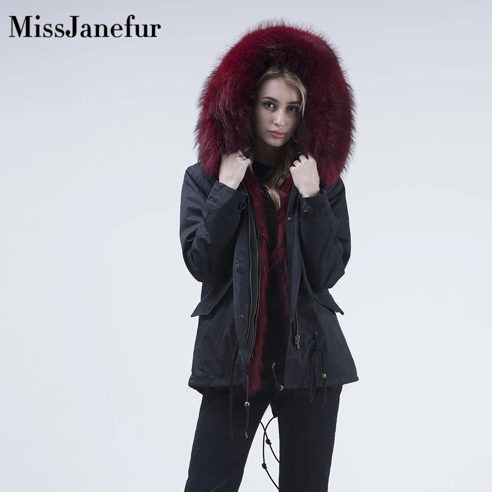 fur parka fur womens parka jacket winter fur parka real raccoon fur coat short parka homme