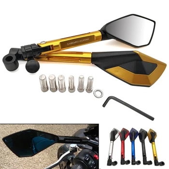 

Universal Motorcycle Rearview Mirror CNC Aluminum View Side Mirrors For Honda CBR 125 300 500 R F FA X CBR 929 600 954 RR CR80R