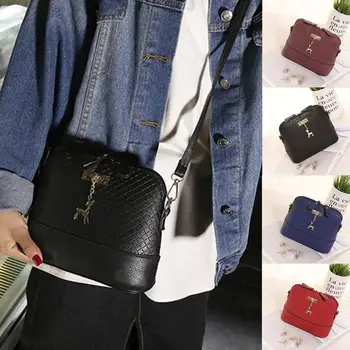 

Chic Solid Color Metal Deer Pendant Women Shoulder Bag Party Crossbody Pouch