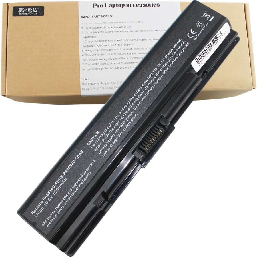 Аккумулятор для ноутбука 5200 мАч Toshiba pa3534 pa3534u PA3534U 1BAS 1BRS Satellite L200 L500 A300 A500 L550