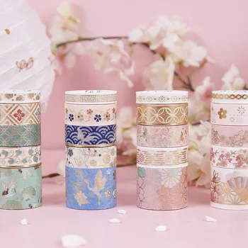 

20 Rolls\Box Lovely Cherry Decor Retro Divine Gold Washi Tape Set Stickers Scrapbooking Vintage Adhesive Washi tape Stationary