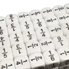 10 Pcs/set Fraction Dice White 16*16mm Fractional Number Dices Montessori Educational Kids Math Toys for Children Games Toys 6