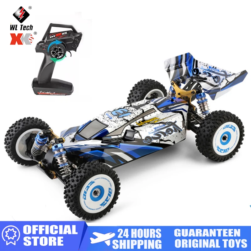 

Wltoys 124017 RC Car 75Km/h High Speed 1/12 Scale 2.4G 4WD Metal Chassis Electric RC Formula Desert Off-road Truck Vehicle Toys