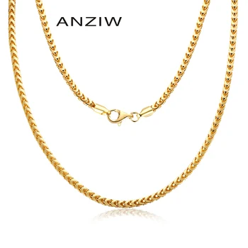 

925 Sterling Silver Pendant Necklace Bracelet Men 2.4mm Franco Square Box Link Chain 22‘’ 24‘’ 26‘’ Solid Franco Link