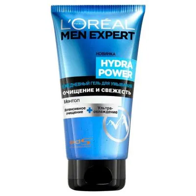 Гель для умывания ежедневный Men Expert «Hydra Power» L'Oreal Paris, 150 мл