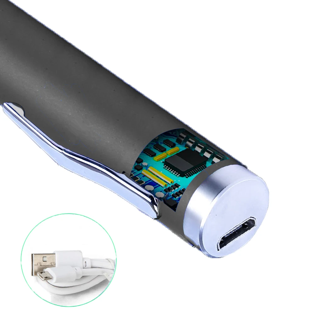 Высокая мощность USB Зеленая красная лазерная указка 711 5 мВт 532 нм непрерывная