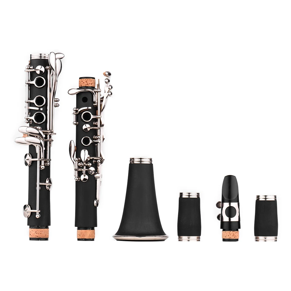 binocular clarinete com pano de limpeza luvas