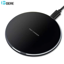 FDGAO 15 Вт QI Быстрое беспроводное зарядное устройство Pad USB Tpye C QC 3,0 10 Вт быстрая зарядная док-станция для iPhone 11 XS XR X 8 samsung S10 S9