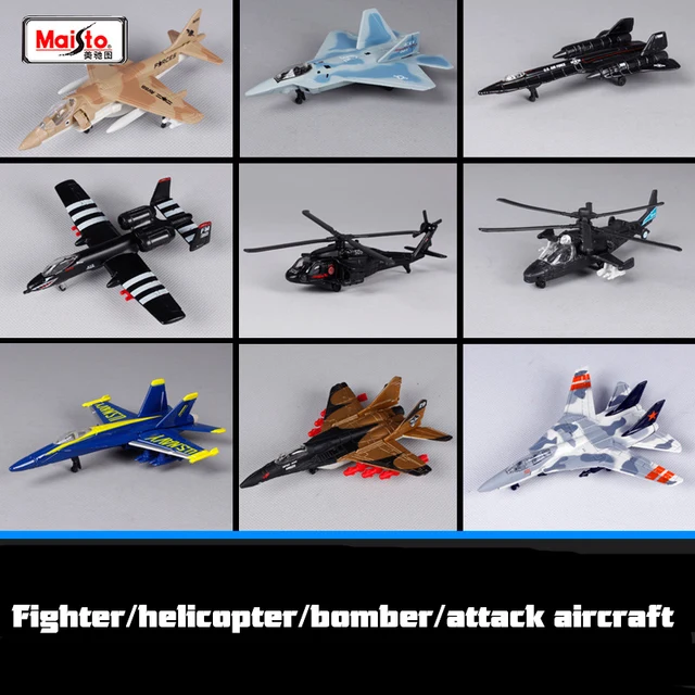 Maisto original model airplane die-casting  metal toy gift collection transport airplane fighter helicopter Games Children toys 4