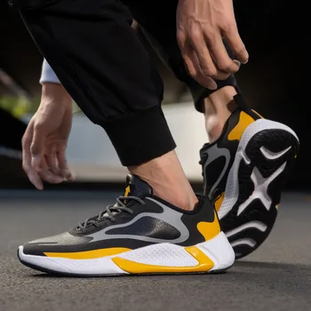 

Hot Sale Running Shoes For Male Low Top Brand Shoes For Men Size 39-46 Designer Sneakers For Men Comfortable Walking Shoes Men