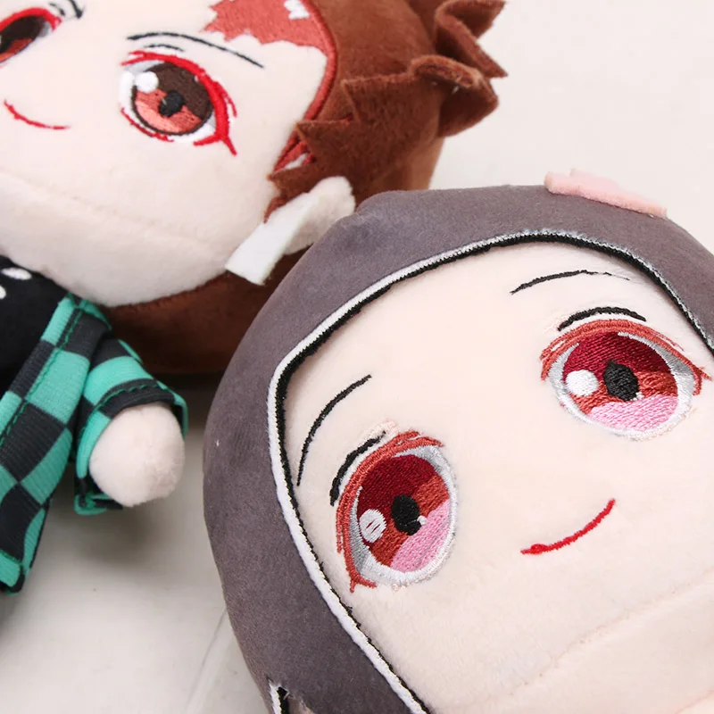 Японское аниме Demon Slayer: Kimetsu no Yaiba Kamado Tanjirou Nezuko Agatsuma Zenitsu косплей милые плюшевые куклы рождественские подарки