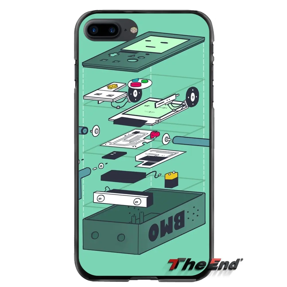 Для Apple iPhone 4 4S 5 5S 5C SE 6 6S 7 8 Plus X iPod Touch 4 5 6 Аксессуары чехлы для телефонов милые Мультяшные время приключений bmo - Цвет: images 2
