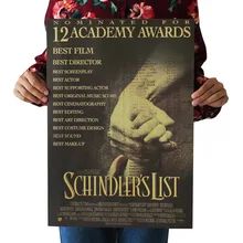 [A414] список Шиндлера Ностальгический ретро плакат из крафт-бумаги экран для помещений кафе декоративная живопись