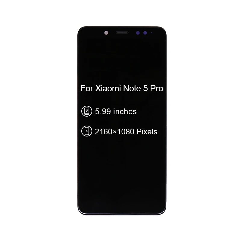 10 шт./лот для Redmi Note 5 Pro ЖК-дисплей с сенсорным экраном дигитайзер сборка для Redmi Note 5 Pro дисплей с рамкой