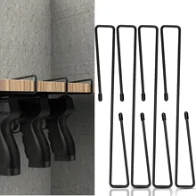 

4Pcs Tactical Gun Storage Hook Pistol Hangers Rifle Rack Holder for Shotgun Handgun Hunting Accessories Safe Shelf Stack